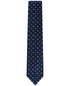 Tommy Hilfiger Silk Blend Classic Floral Medallion Neat Tie Men's Navy/Green